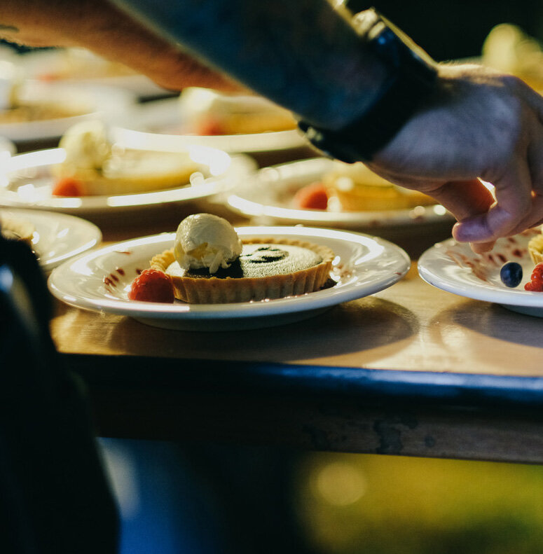 Handmade dessert tarts